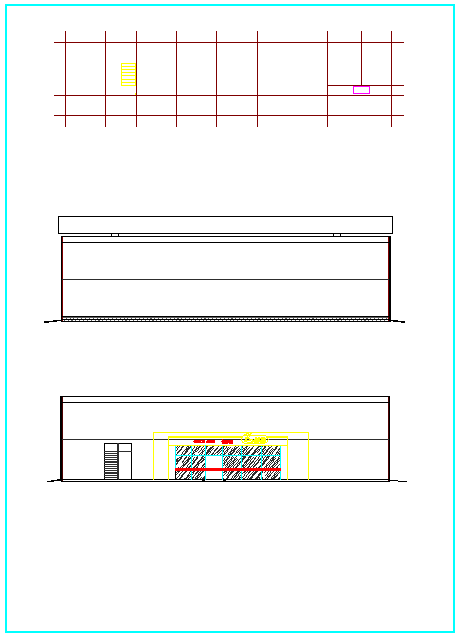 云南某厂宿舍建筑CAD参考图-图二