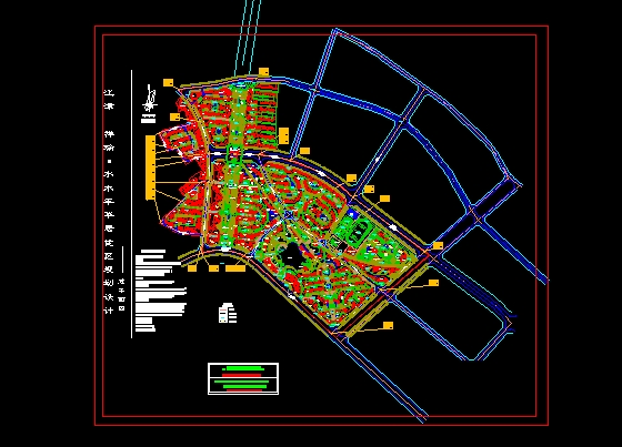 某大型居住区规划设计图