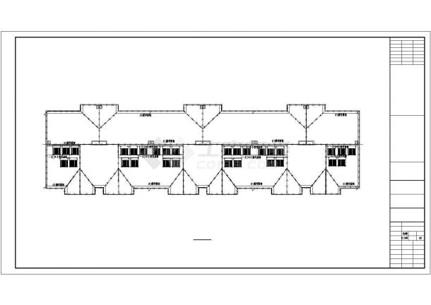 某六层住宅楼电气设计施工图CAD图纸-图一