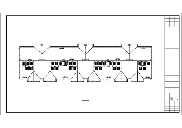 某六层住宅楼电气设计施工图CAD图纸_图1