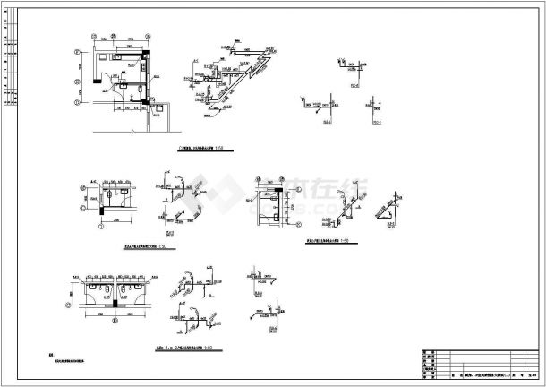 某十一层带跃层住宅楼建筑给排水施工图-图二