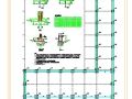 单层大小跨钢结构车间建筑结构全套施工图