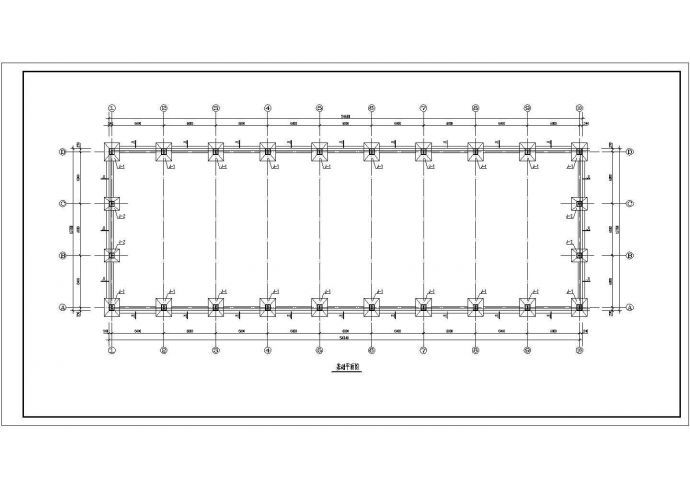 某地单层门式钢架结构厂房结构施工图_图1