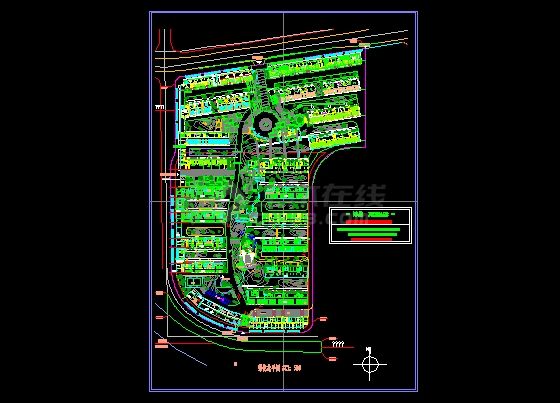 某小区绿化平面图-图一