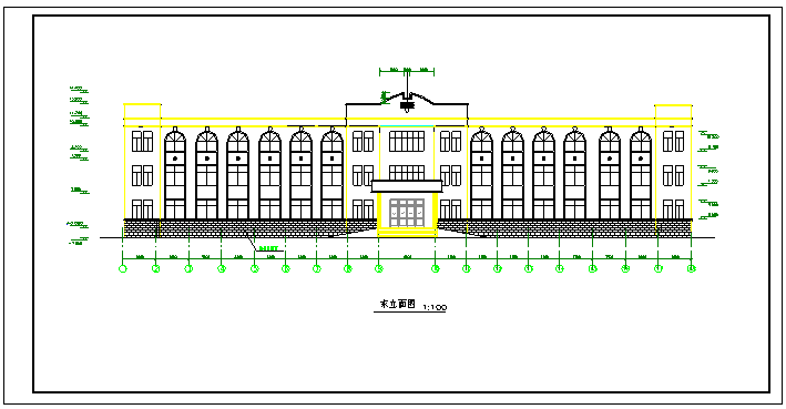 医院建筑结构全套设计cad施工图
