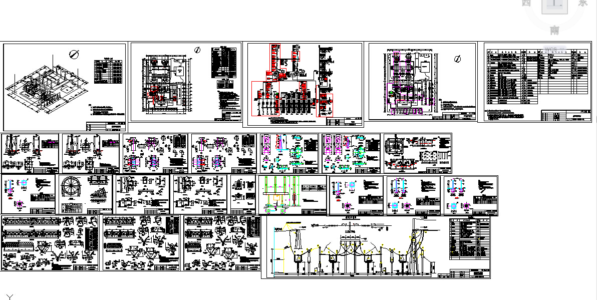 35kv变电站设备基础电气设计施工图（变电站设计）