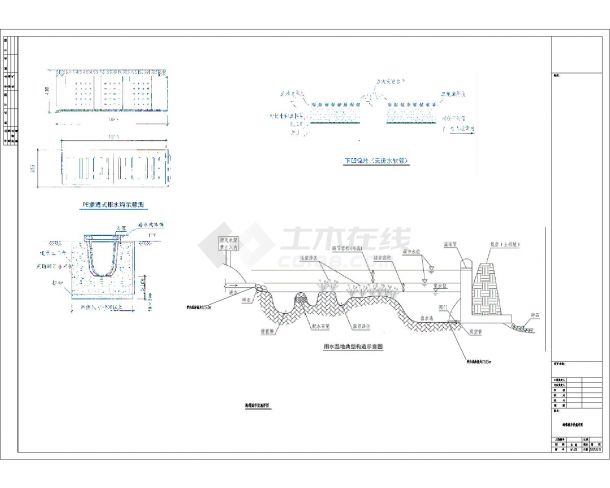 海绵城市给排水设计及说明、设施大样图纸（jpg）-图二