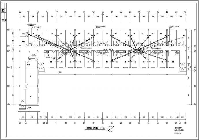 某三层的电力培训中心电气设计施工图_图1