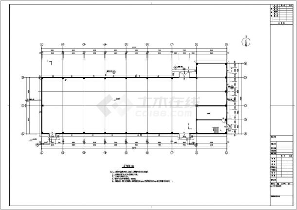 16m钢结构养猪场全套建筑结构设计施工图-图一