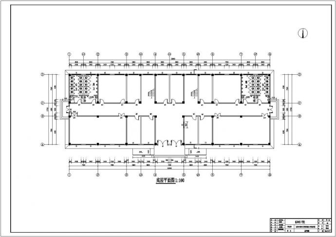 5层办公楼毕业设计带计算书（含建筑图、结构图）_图1
