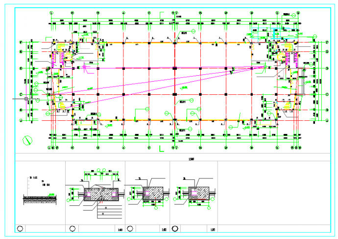 最新某地厂房建筑结构设计施工图纸_图1