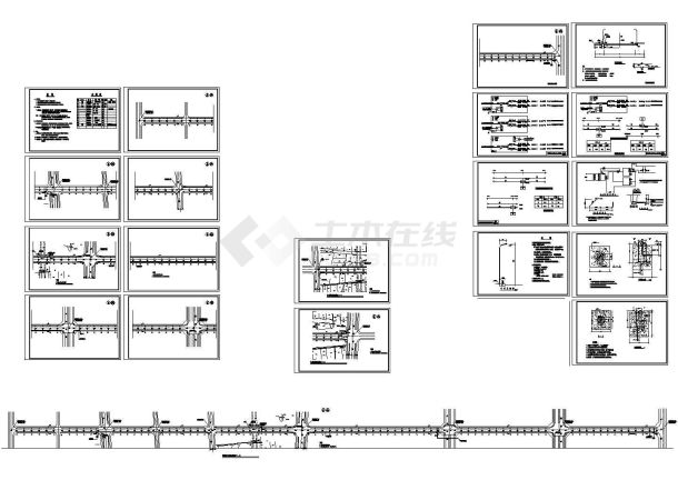 三套城市道路路灯设计图cad图纸-图一