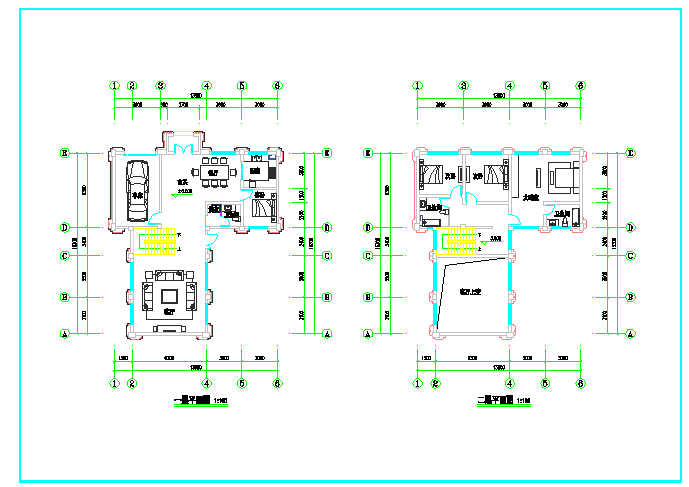 某私人加油站全套建筑规划CAD全套参考图