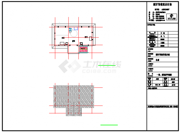 景观园林公共厕所建筑师设计施工图-图一