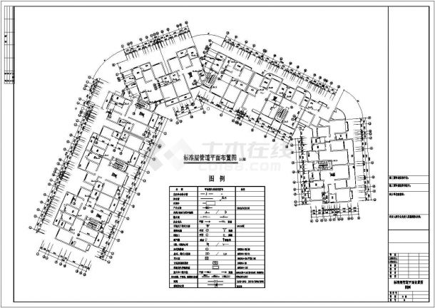 某6+1层商住楼给排水设计施工图-图一