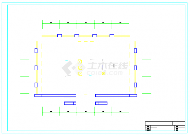 中亿世纪高层办公楼建筑设计施工图-图一