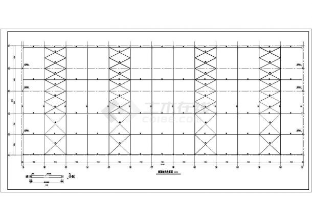 某轻钢结构热加工厂结构设计施工图-图二