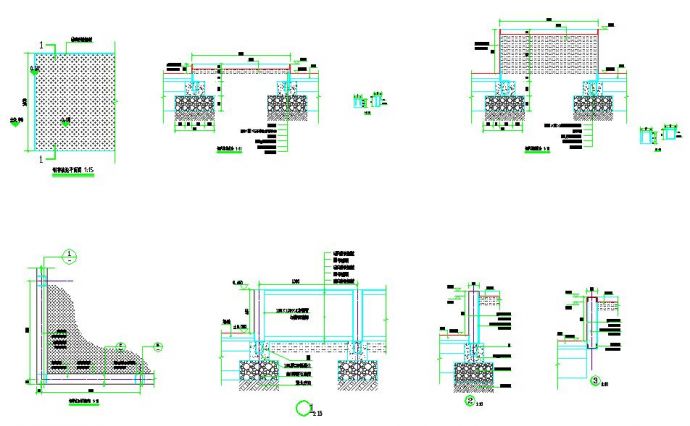 3种钢种植池详细施工设计CAD做法布置图_图1