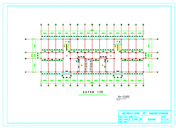一区域多座房屋建筑CAD参考详图_图1