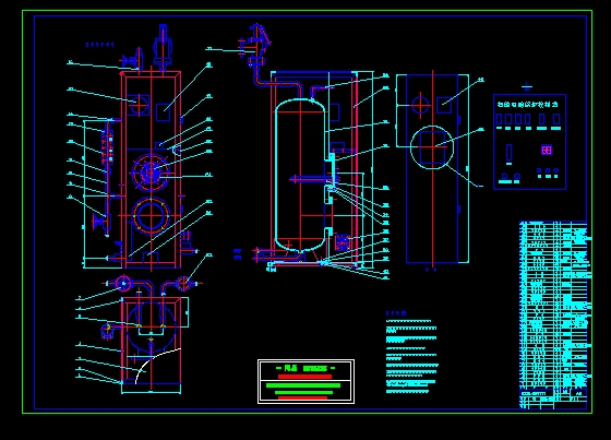 电蒸汽锅炉平面设计图_图1