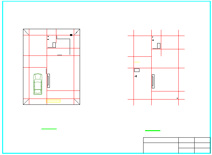 三个自建别墅建筑结构水电图纸_图1