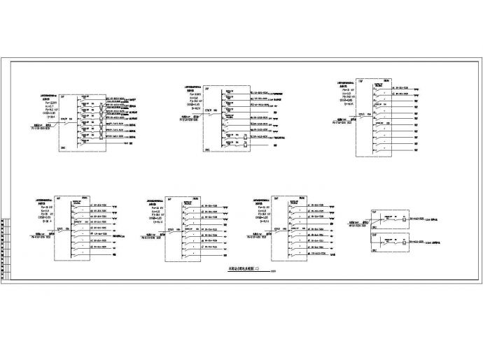 某单层框架结构制药厂车间电气施工图_图1