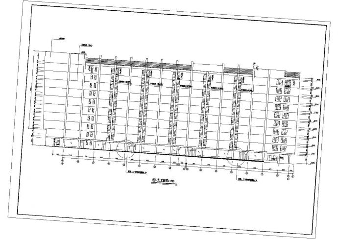某大型繁华商场全套建筑设计CAD施工图_图1
