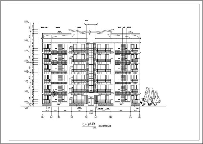 北京商住楼住宅公寓建筑设计CAD设计施工图_图1