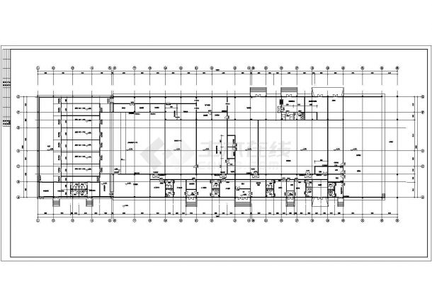 140米大型食品工厂厂房建筑设计施工cad平立面布置图纸-图二