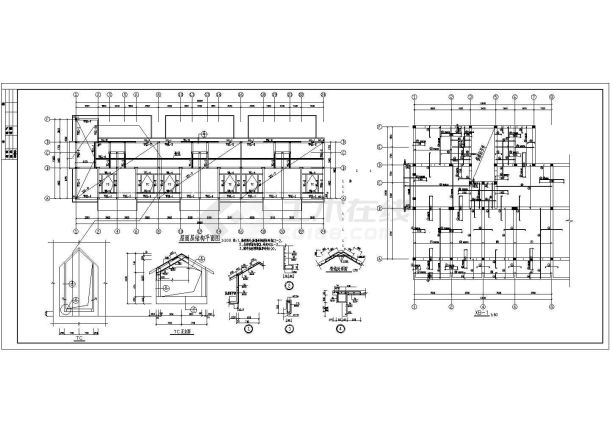 某两套多层砌体结构住宅结构设计施工图-图二