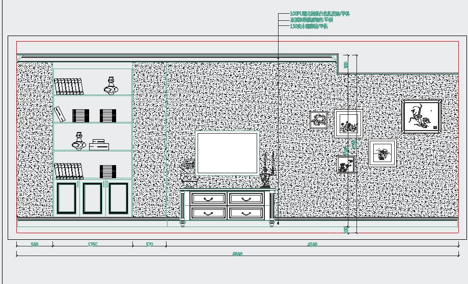 欧式三层别墅室内装修设计图纸含效果图
