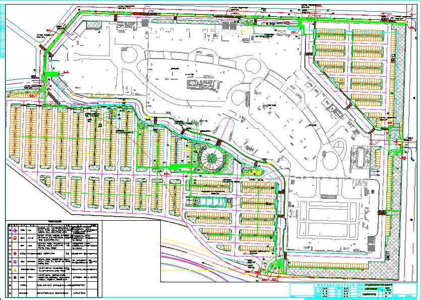山东某商业中心景观绿化设计工程CAD施工图