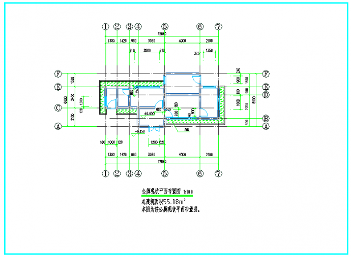 公厕改造建筑施工图（详细含大样）_图1