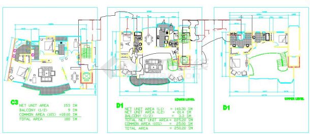 一套非常好的国外别墅施工设计cad方案图纸-图二