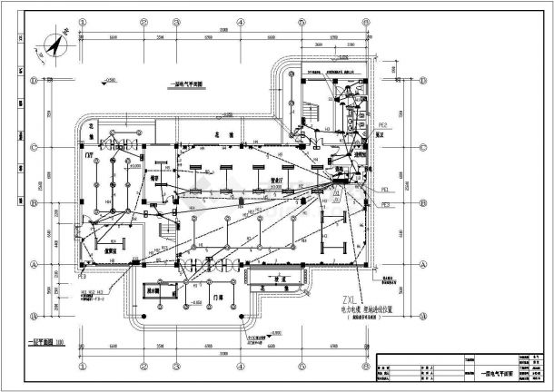 福建某单位5层办公楼电气设计施工图-图二