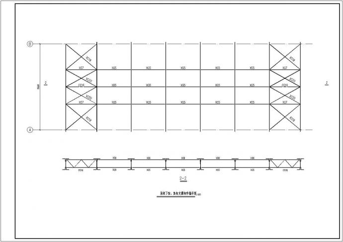 某地15米单跨轻型钢结构厂房建施工图_图1