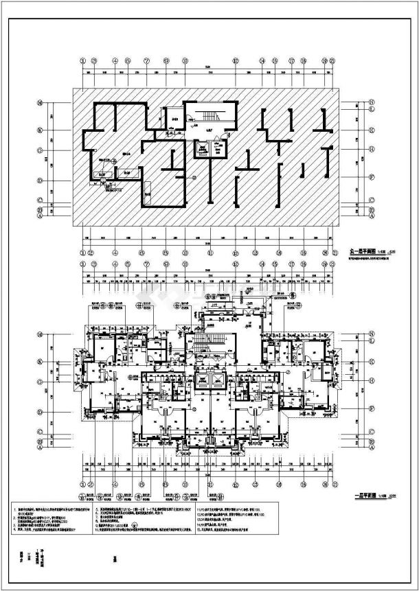 33层高层住宅楼全套建筑结构设计施工图纸-图一