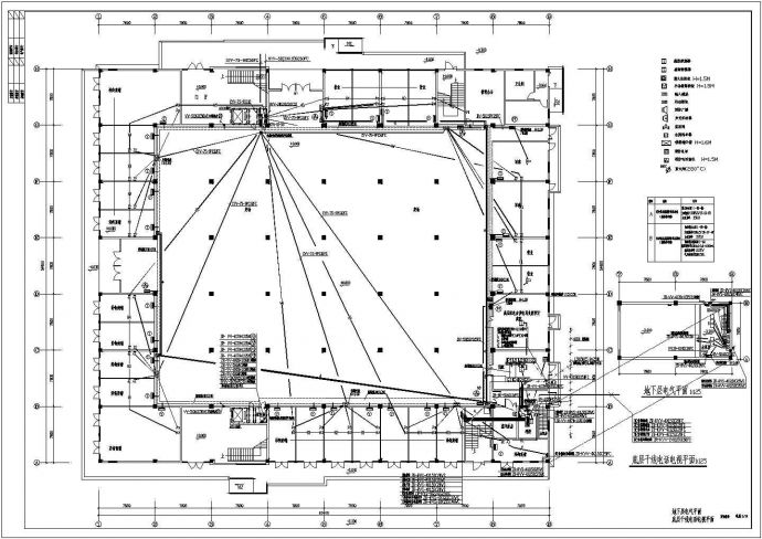 某菜市场三层综合类用房电气设计施工图_图1