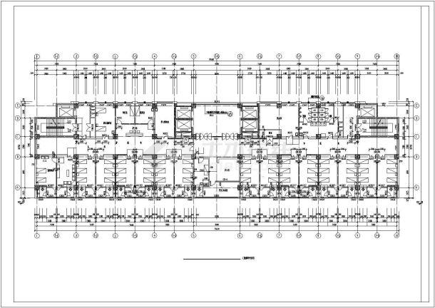 某市医院十六层门诊住院大楼建筑设计图纸-图二
