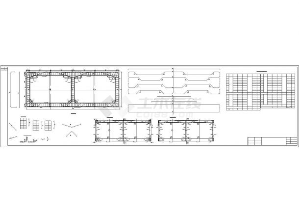 某2-6X4米钢筋框架箱涵结构施工图-图二