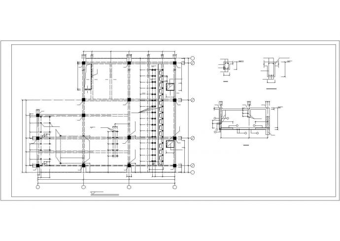 某二层主电室建筑、结构设计施工图_图1