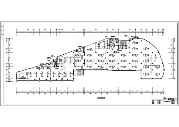 某地区商业楼空调通风工程系统设计图-图二