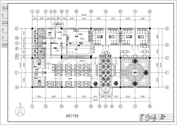 精美藏式商铺建筑规划CAD套图-图一