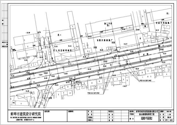 安徽蚌埠市某改建道路照明工程施工图-图二