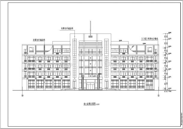北京某高级多功能办公楼建筑施工方案设计图-图二