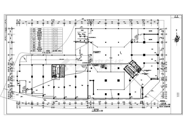 某小区电气施工工程设计图CAD原图-图一