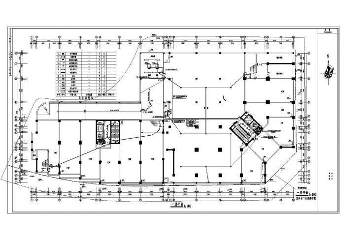 某小区电气施工工程设计图CAD原图_图1