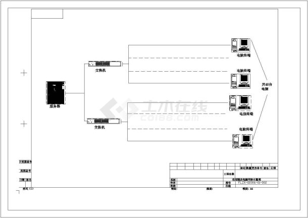 燃气压缩机工艺布置设计图CAD原图-图二