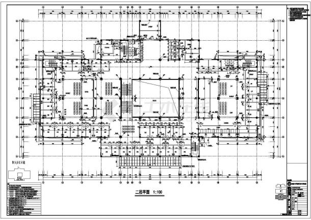 某地区医院急诊楼建筑施工图（全套）-图二