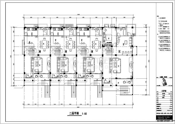 【深圳】华森做的一套别墅图CAD格式-图二